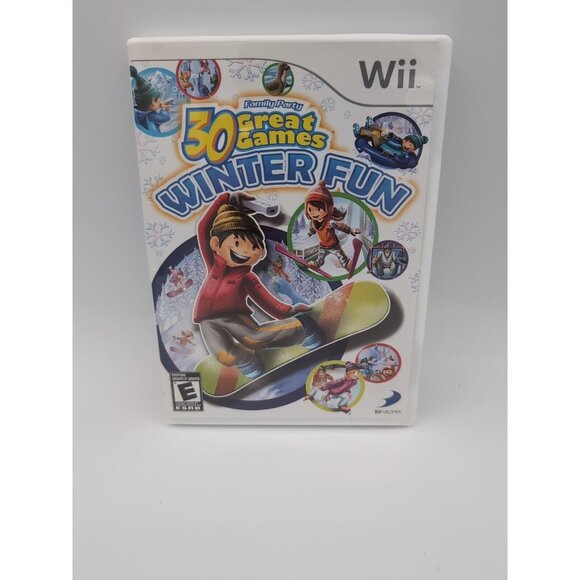 Family Party 30 Great Games Winter Fun Nintendo Wii WiiU - Picture 1 of 3
